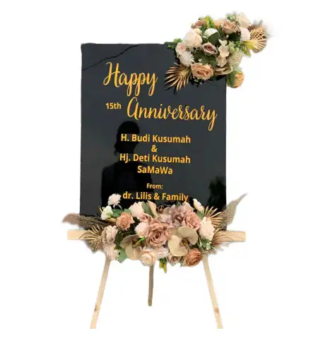 Papan Bunga Akrilik Petompon